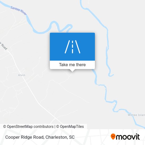 Cooper Ridge Road map