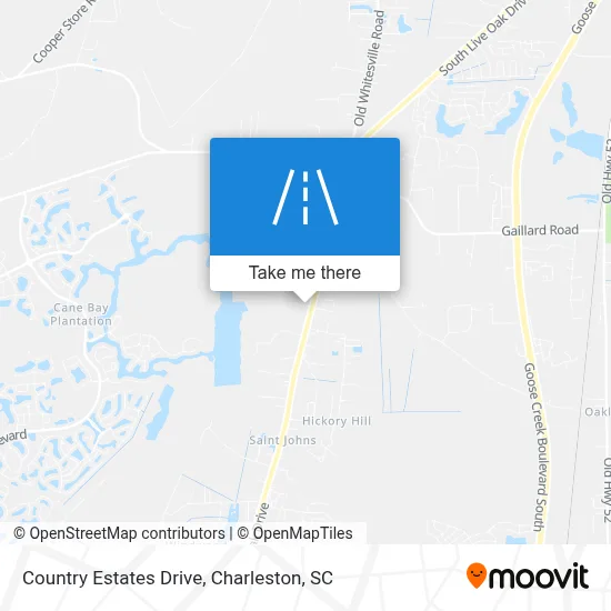 Country Estates Drive map
