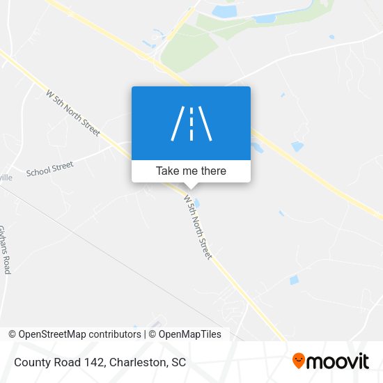 County Road 142 map