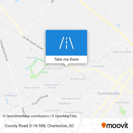 Mapa de County Road S-18-588