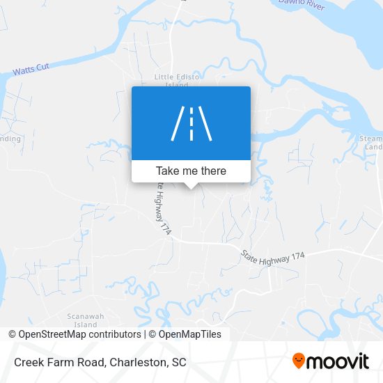 Creek Farm Road map