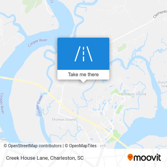 Mapa de Creek House Lane
