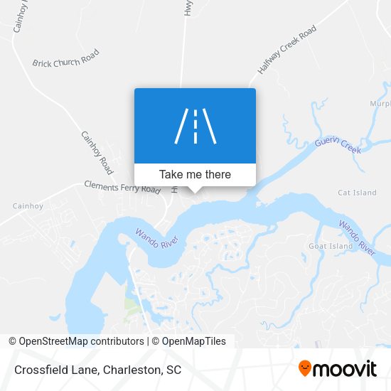 Crossfield Lane map