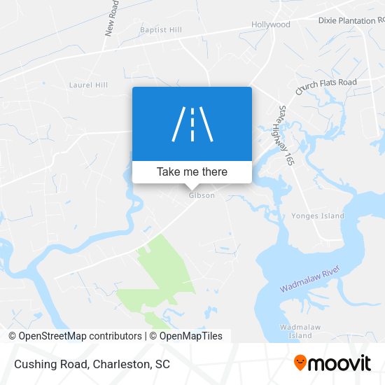 Mapa de Cushing Road
