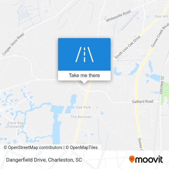 Mapa de Dangerfield Drive