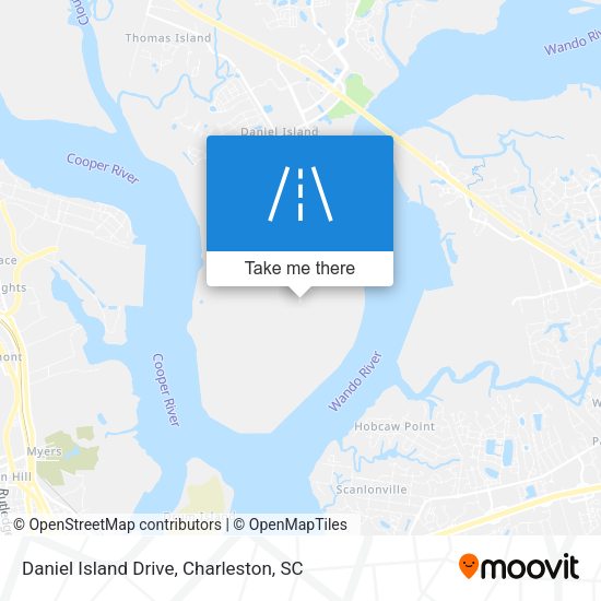 Daniel Island Drive map