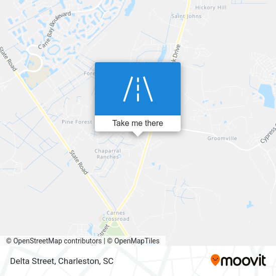 Mapa de Delta Street