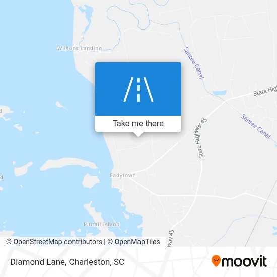 Diamond Lane map