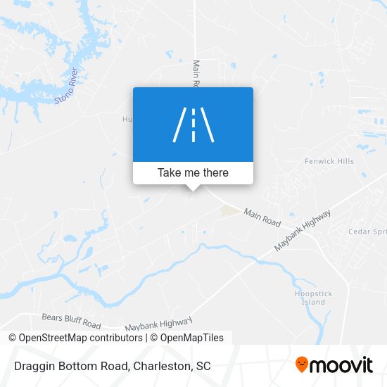 Draggin Bottom Road map