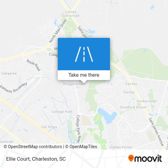 Mapa de Ellie Court