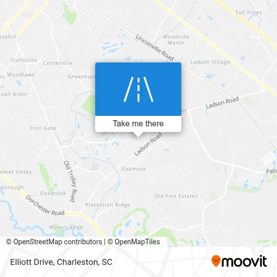 Elliott Drive map