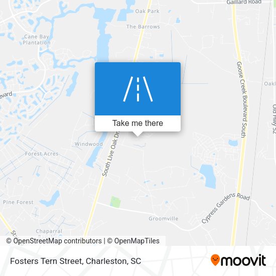 Fosters Tern Street map