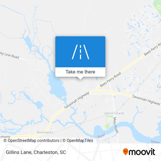 Mapa de Gillins Lane