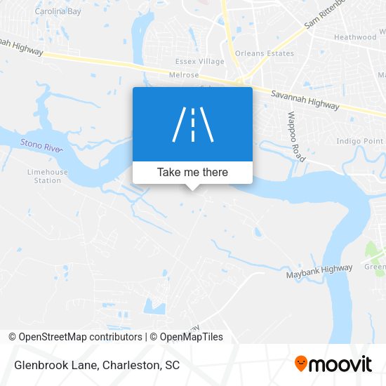 Mapa de Glenbrook Lane