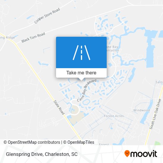 Glenspring Drive map