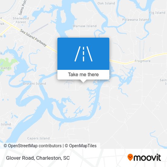 Mapa de Glover Road
