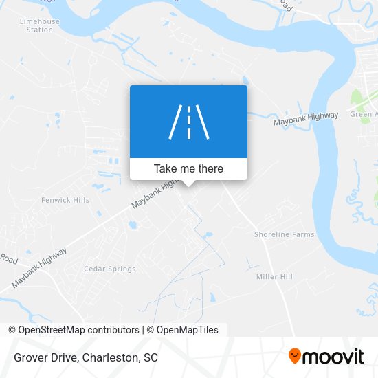 Grover Drive map