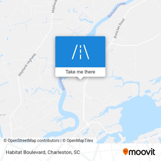 Habitat Boulevard map