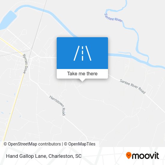Mapa de Hand Gallop Lane