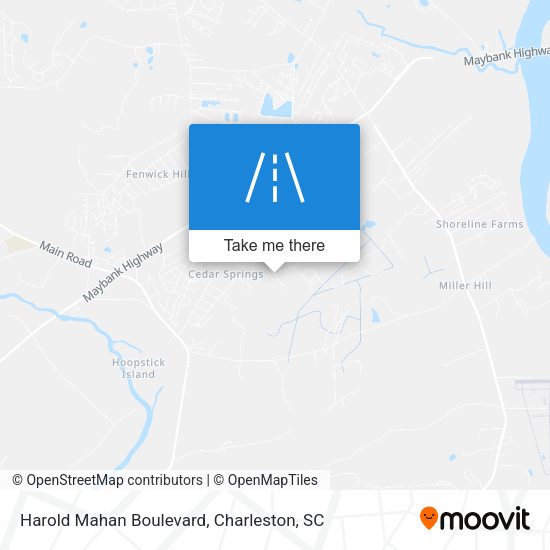 Harold Mahan Boulevard map