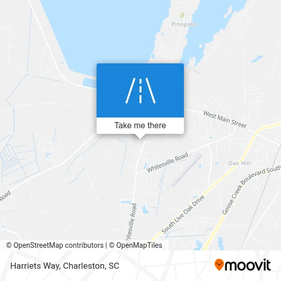 Harriets Way map
