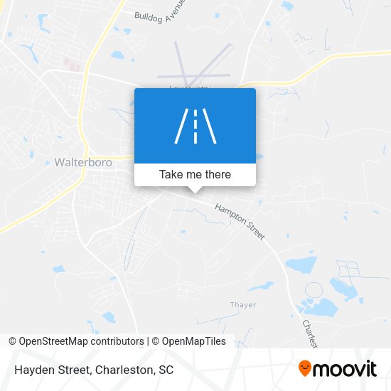 Mapa de Hayden Street