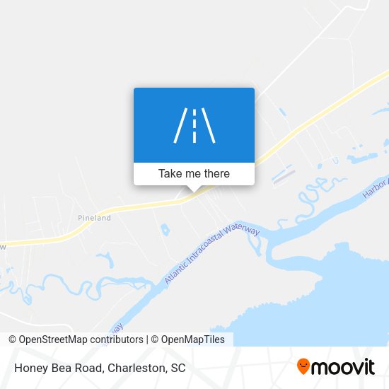 Mapa de Honey Bea Road