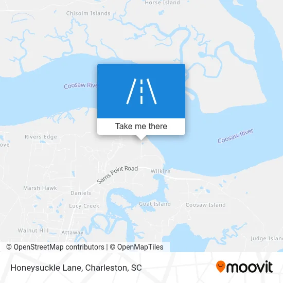Honeysuckle Lane map