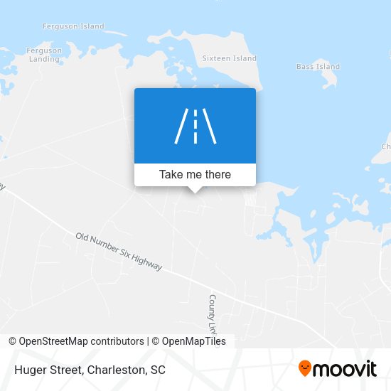 Mapa de Huger Street