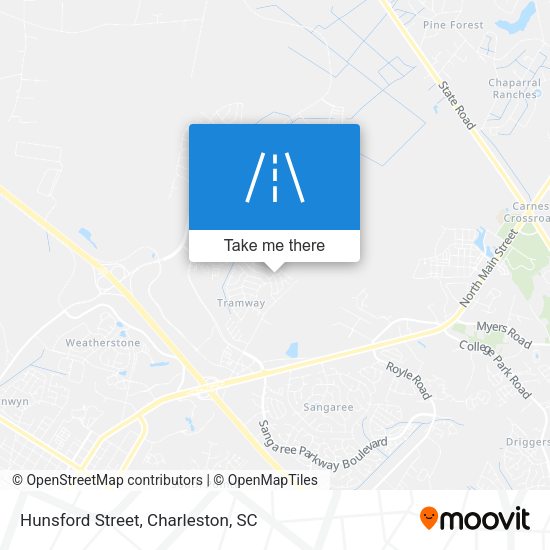 Hunsford Street map