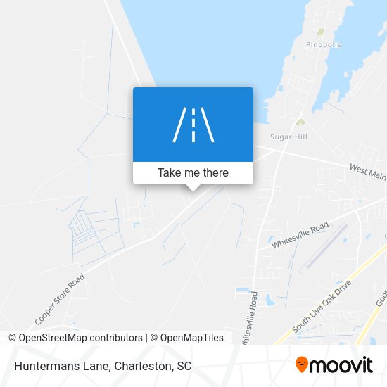 Mapa de Huntermans Lane