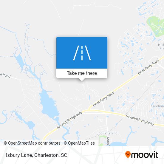 Mapa de Isbury Lane
