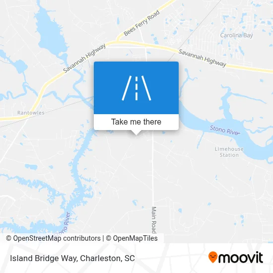 Island Bridge Way map