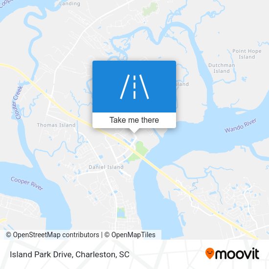 Mapa de Island Park Drive