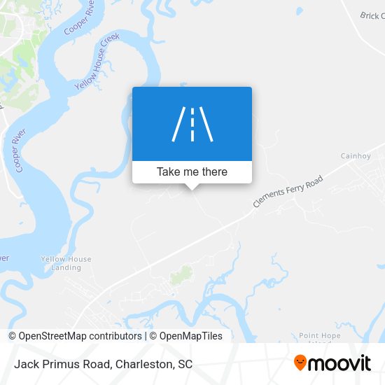 Mapa de Jack Primus Road