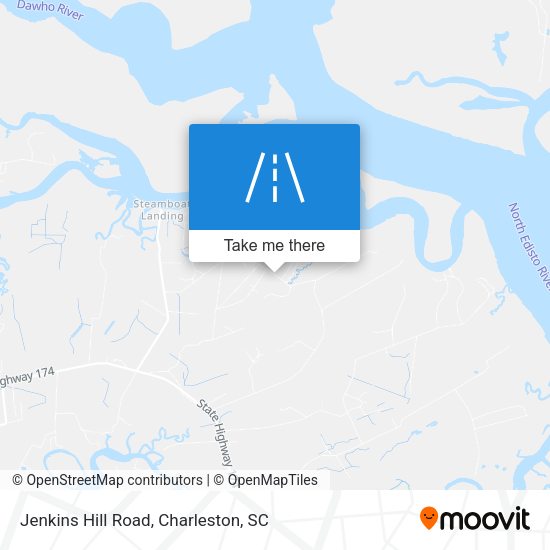 Jenkins Hill Road map