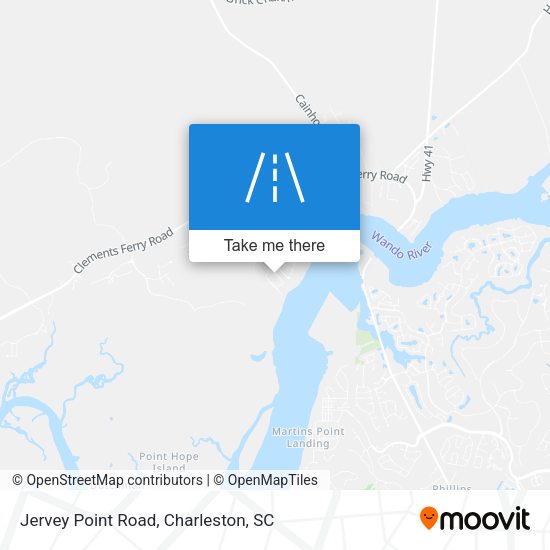 Mapa de Jervey Point Road
