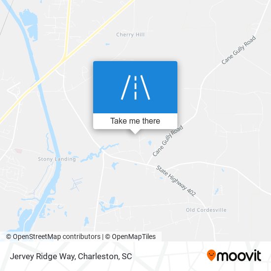 Jervey Ridge Way map