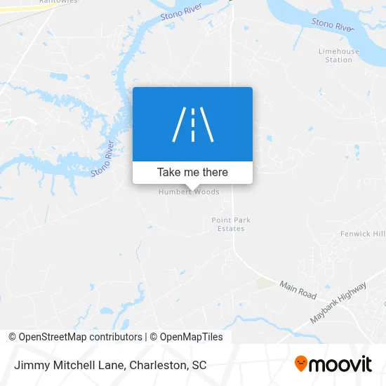 Jimmy Mitchell Lane map