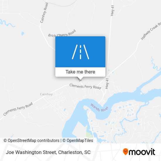 Mapa de Joe Washington Street