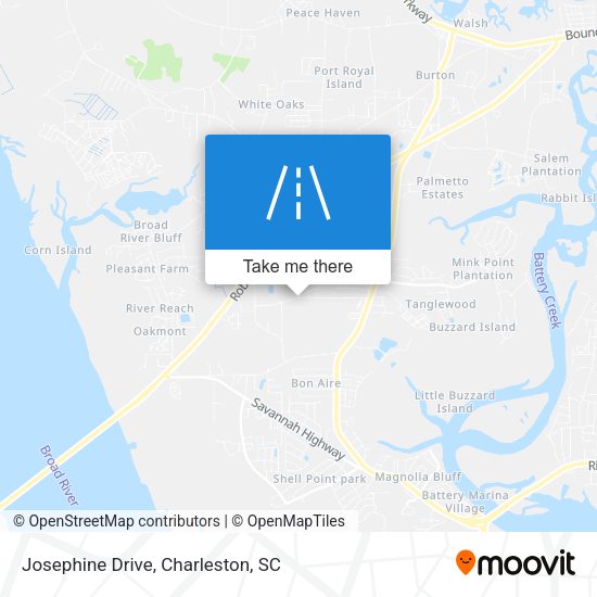 Josephine Drive map