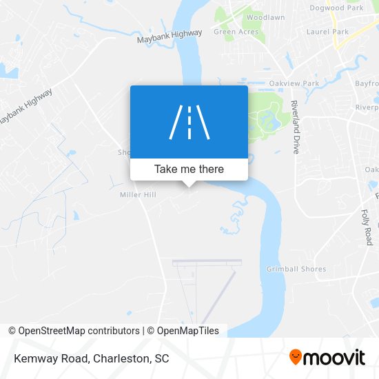 Mapa de Kemway Road