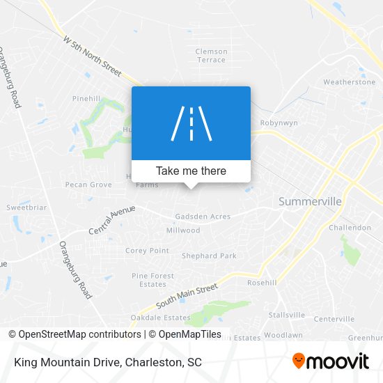 Mapa de King Mountain Drive