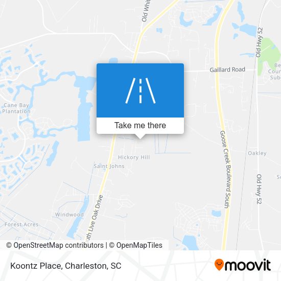 Mapa de Koontz Place