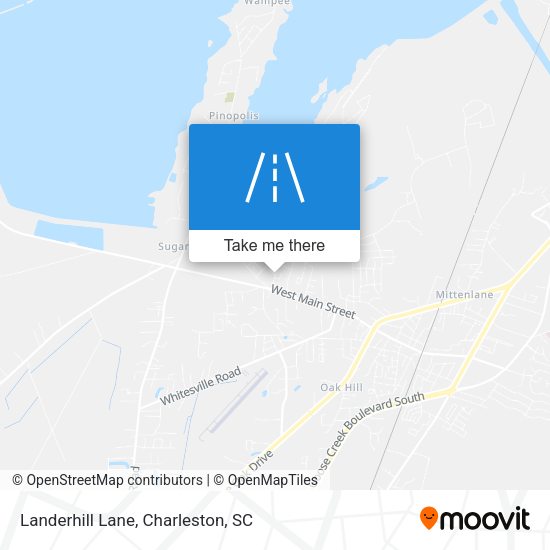 Landerhill Lane map