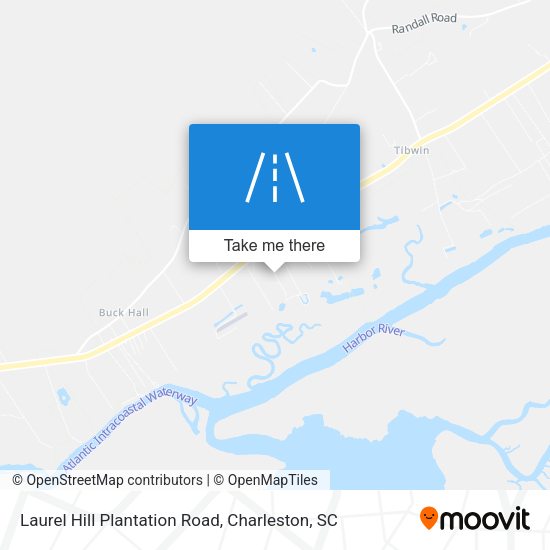 Laurel Hill Plantation Road map