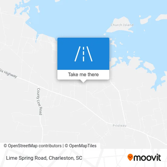 Lime Spring Road map