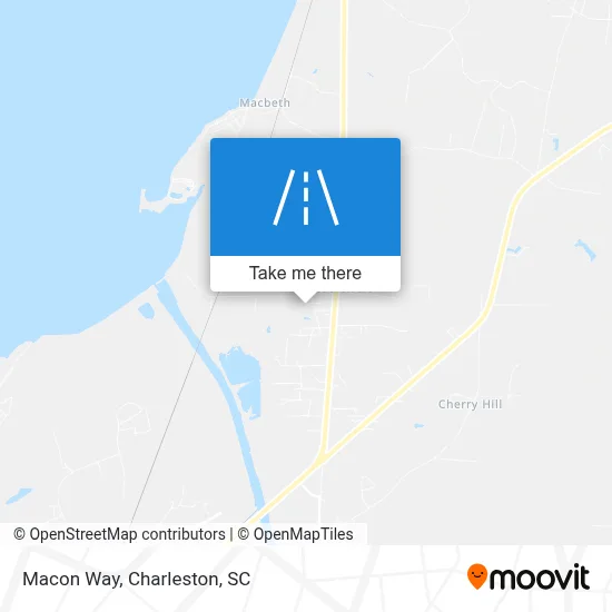 Macon Way map