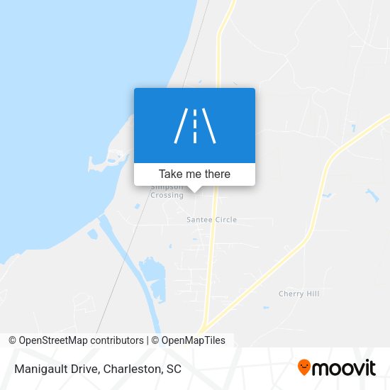 Manigault Drive map