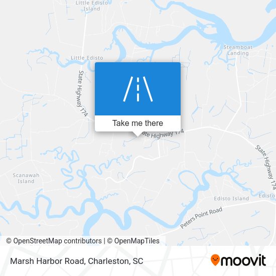 Marsh Harbor Road map
